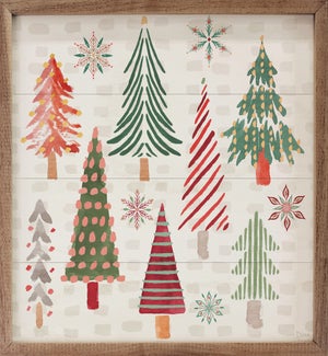 Winter Wonder I Trees By Dina June